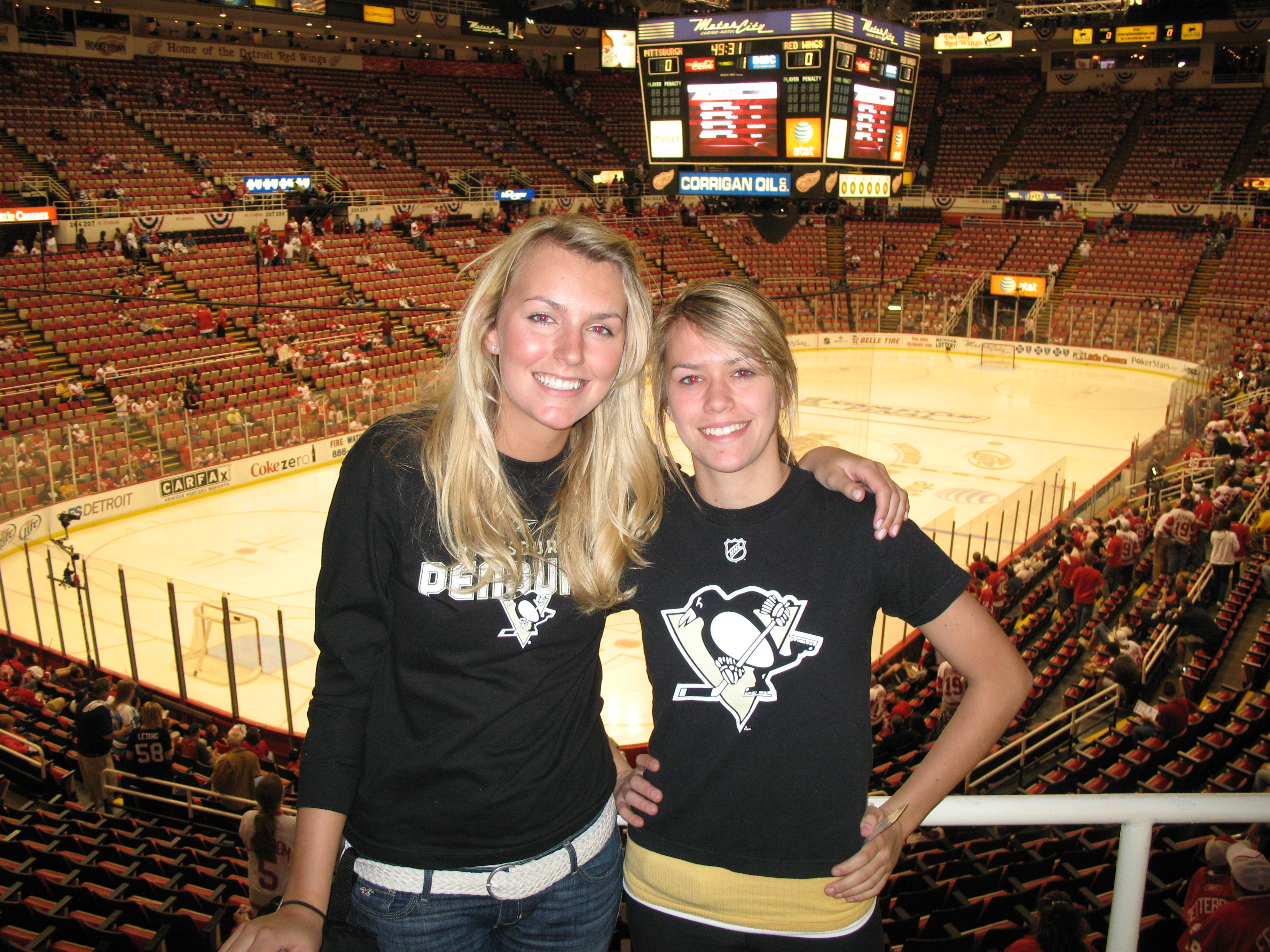 Christie & Me at the Detroit Game